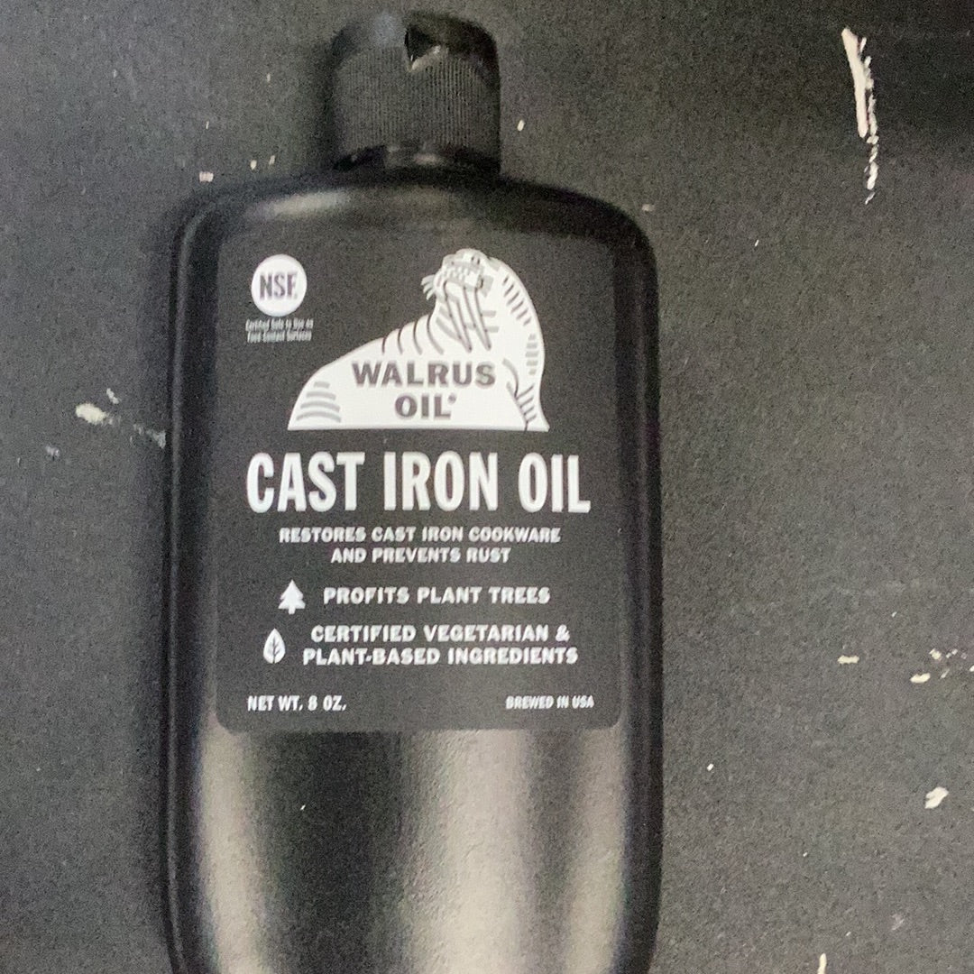 Walrus cast iron oil 8oz