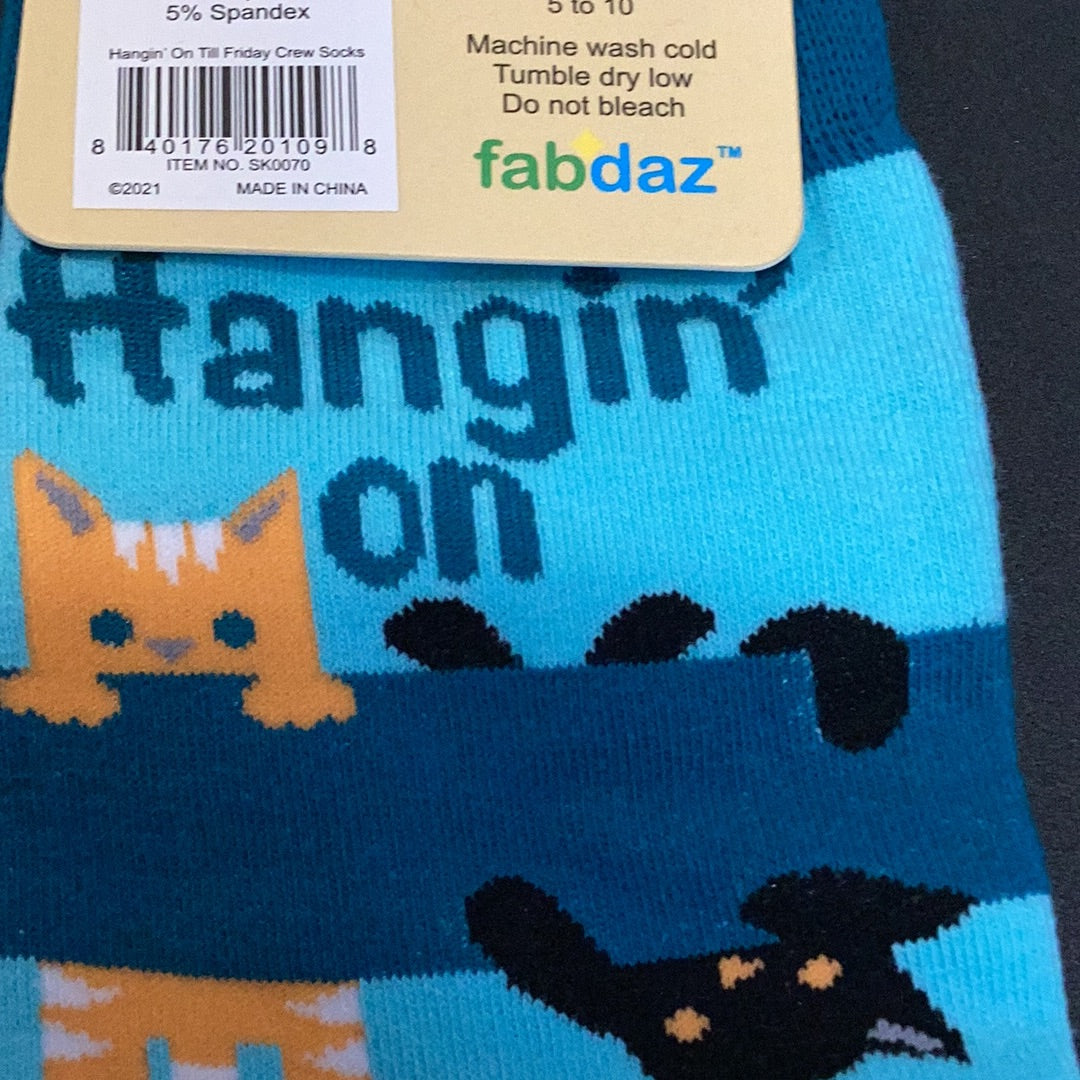 Socks hangin on