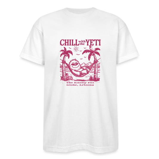 "Chill with Yeti Tee" - white