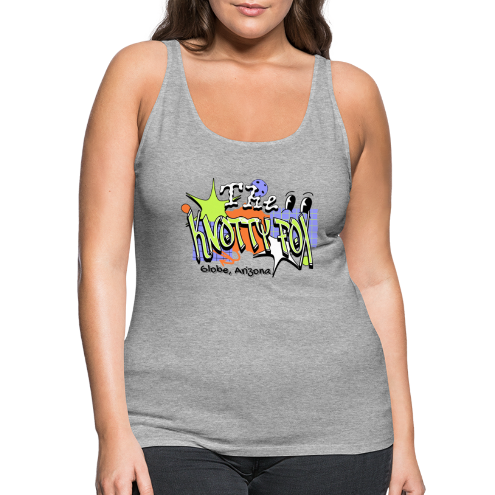 "Knotty 90's Tee" - heather gray