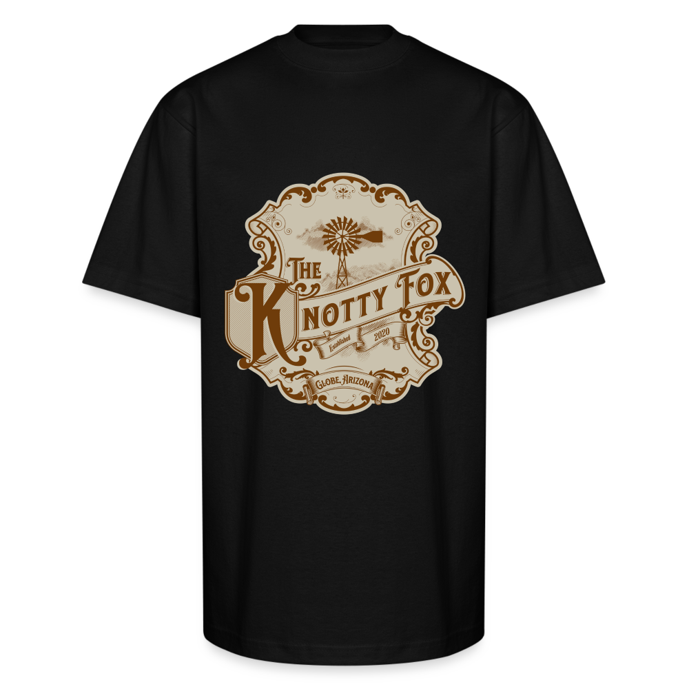 "Vintage Fox Tee" - black