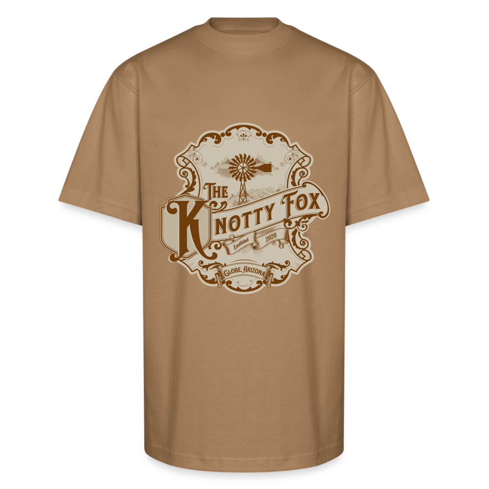 "Vintage Fox Tee" - khaki