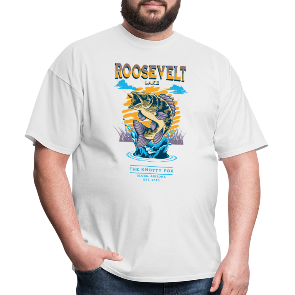 "Roosevelt Lake" - white