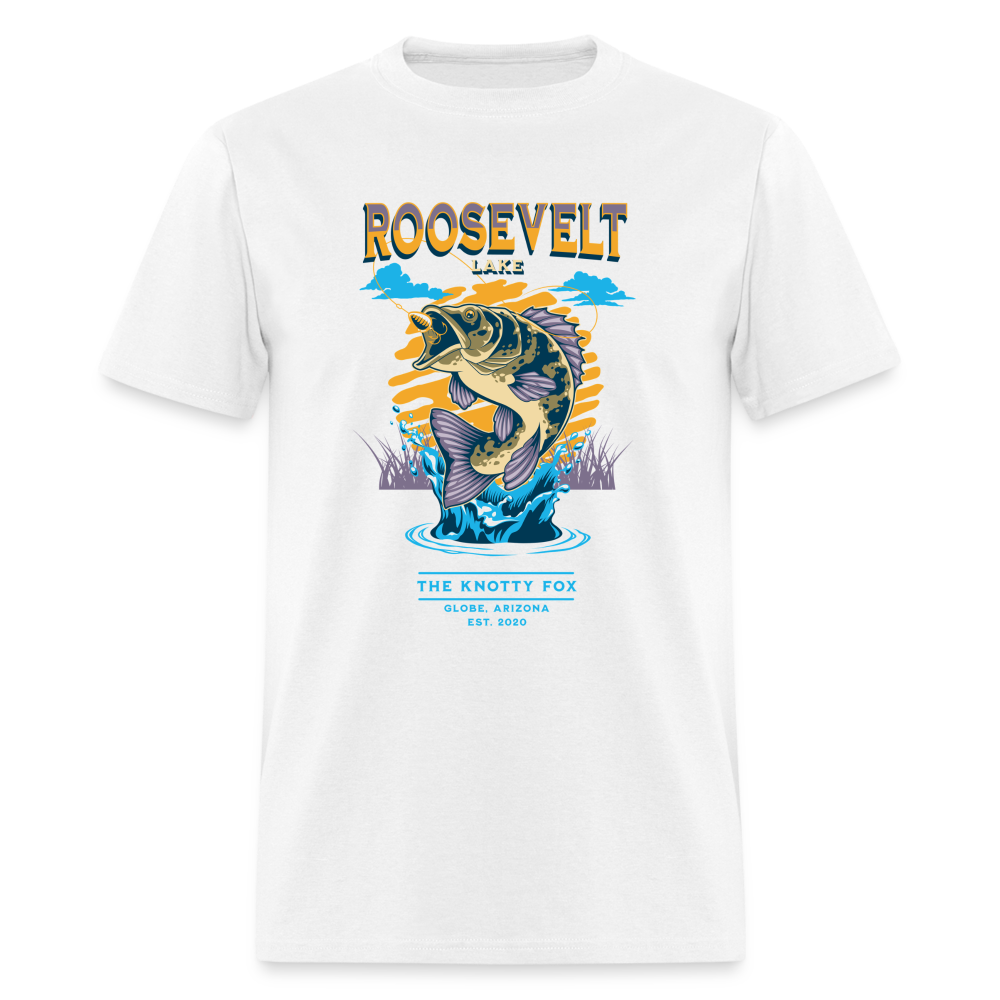 "Roosevelt Lake" - white