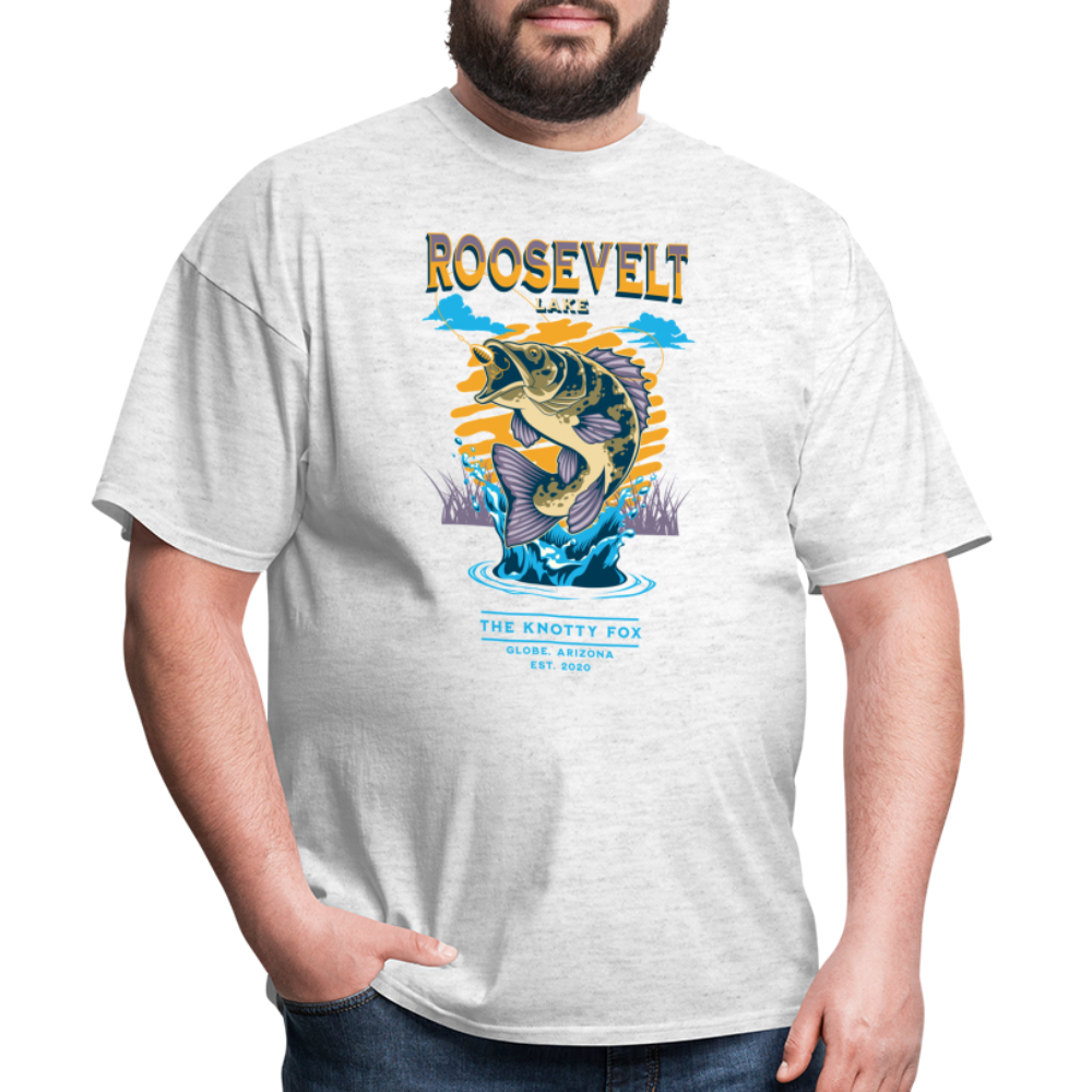 "Roosevelt Lake" - light heather gray