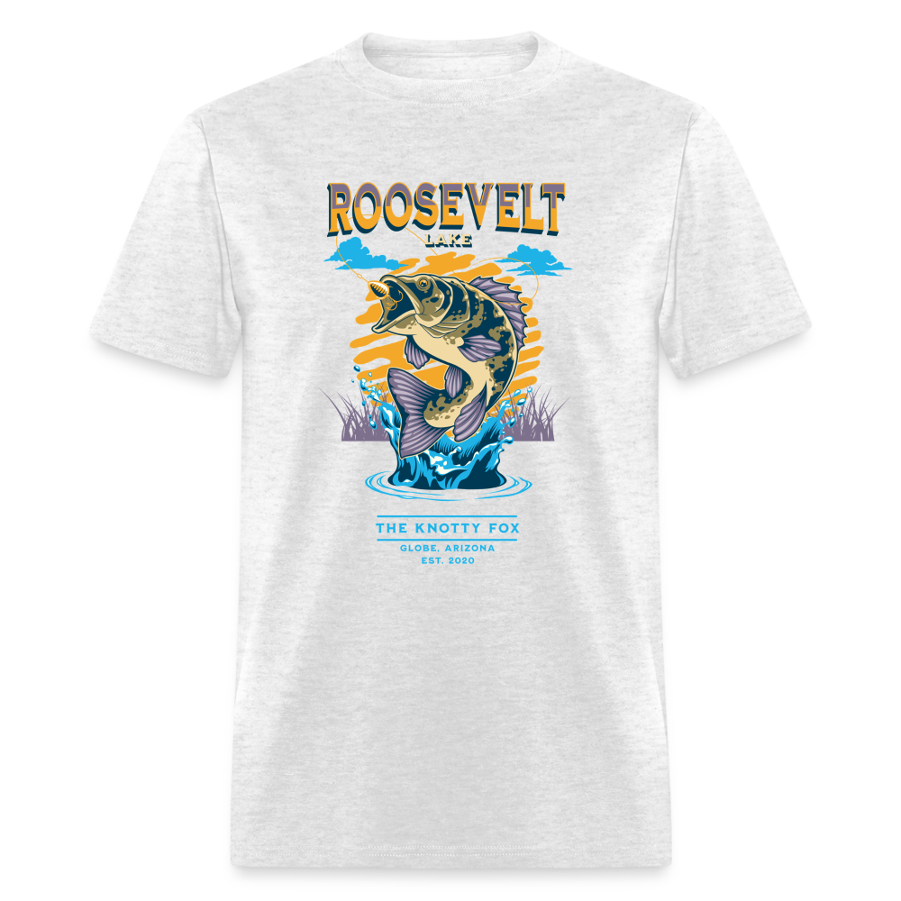 "Roosevelt Lake" - light heather gray