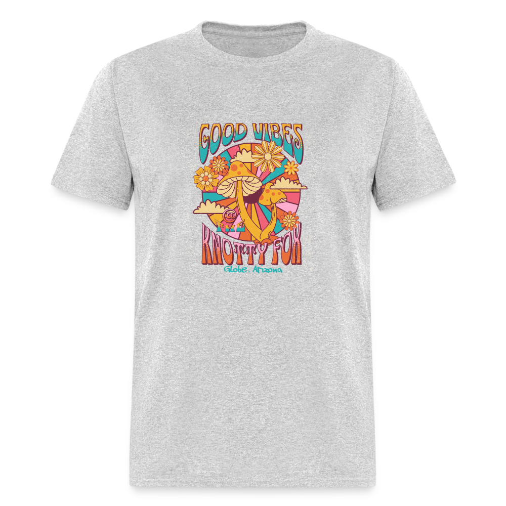 "Hippy Tee" - heather gray
