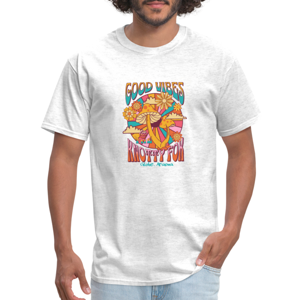 "Hippy Tee" - light heather gray