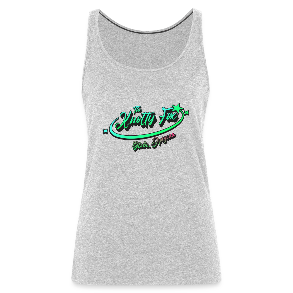 "Retrofuturism Tank" - heather gray