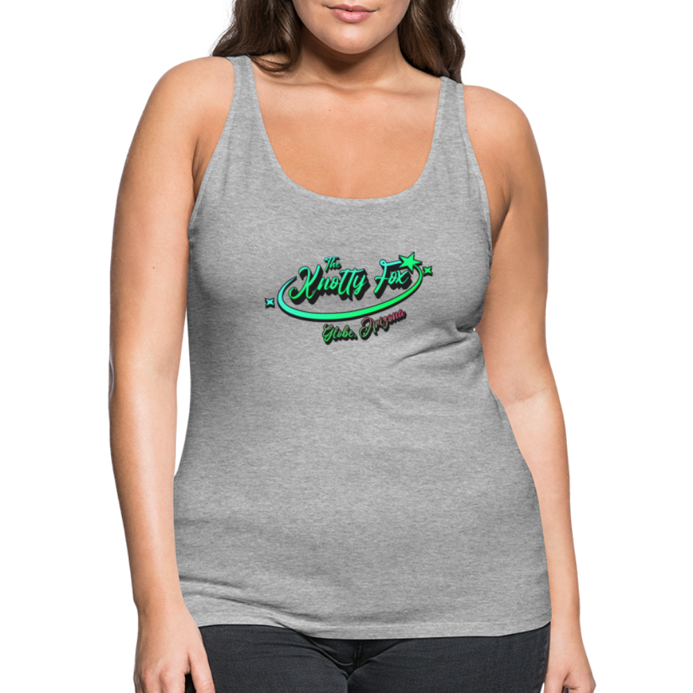 "Retrofuturism Tank" - heather gray