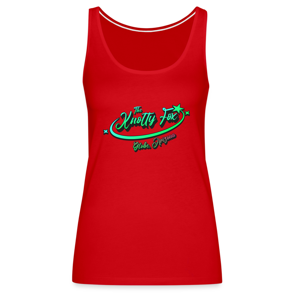 "Retrofuturism Tank" - red