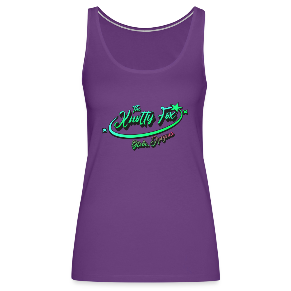 "Retrofuturism Tank" - purple