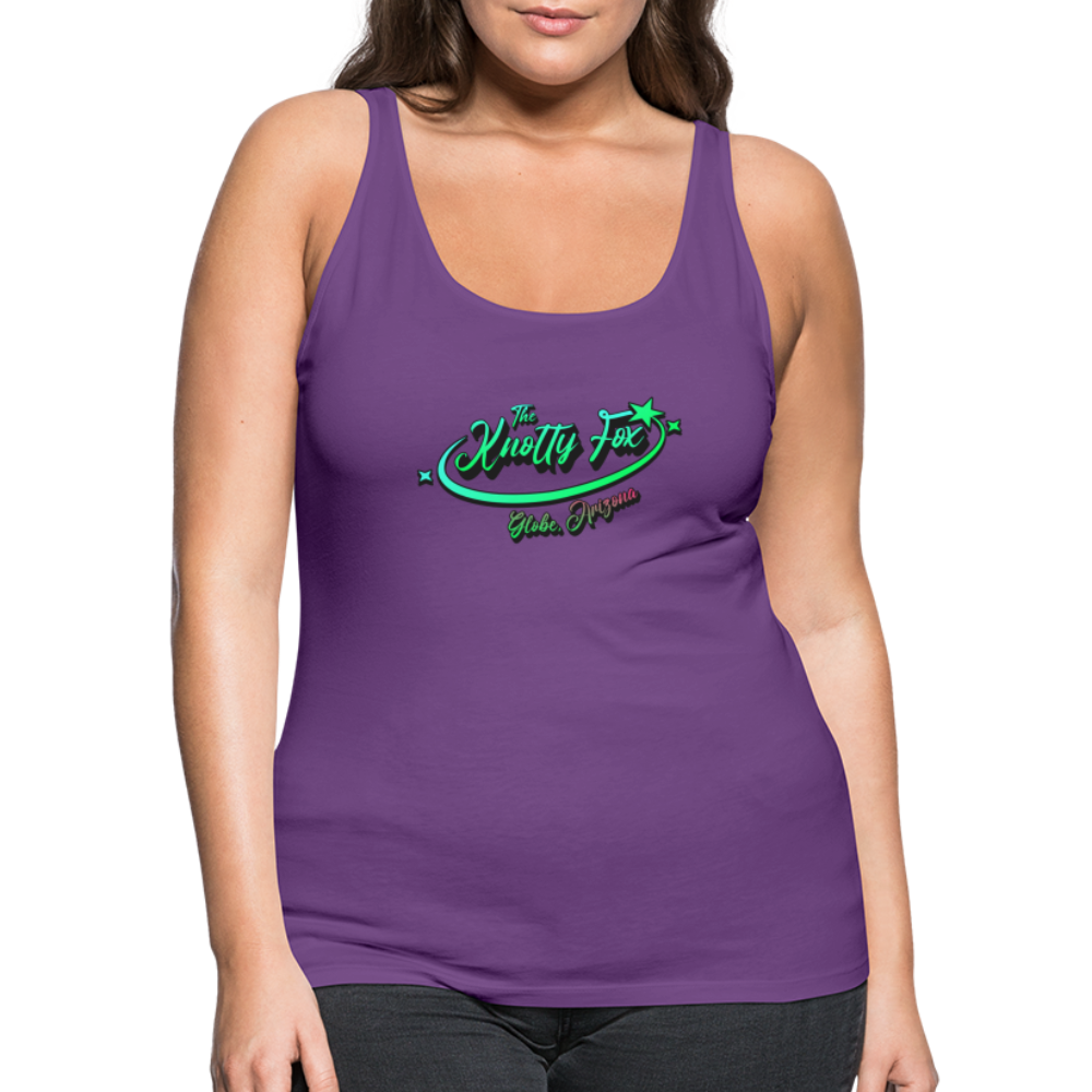 "Retrofuturism Tank" - purple