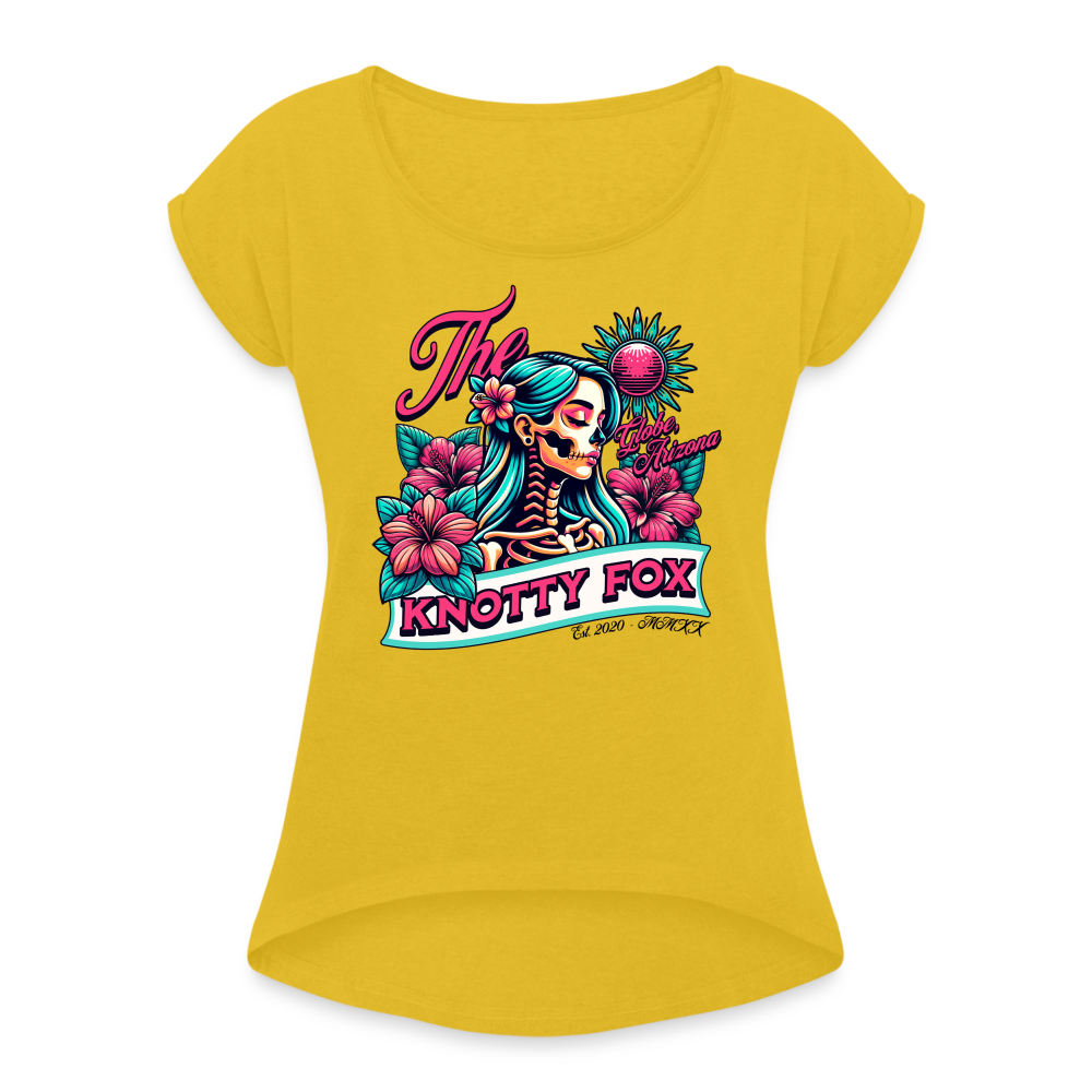 "Dead Fox" - mustard yellow