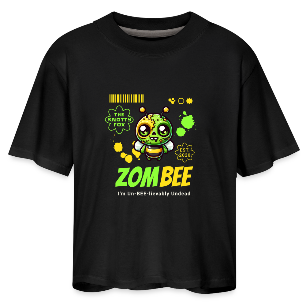 "ZomBee Boxy Tee" - black