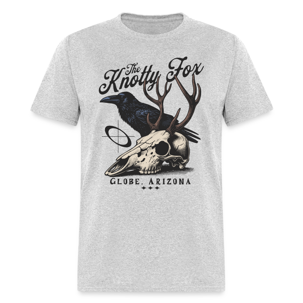 "Crow Tee" - heather gray