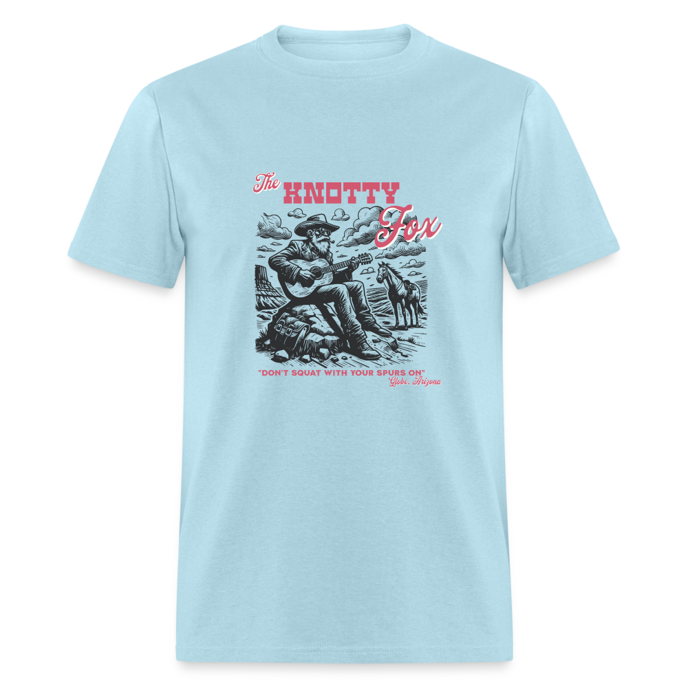 "Careful" - powder blue