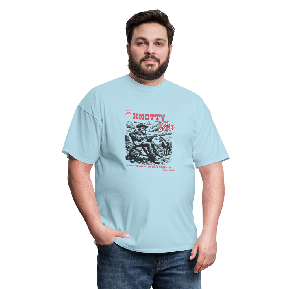 "Careful" - powder blue