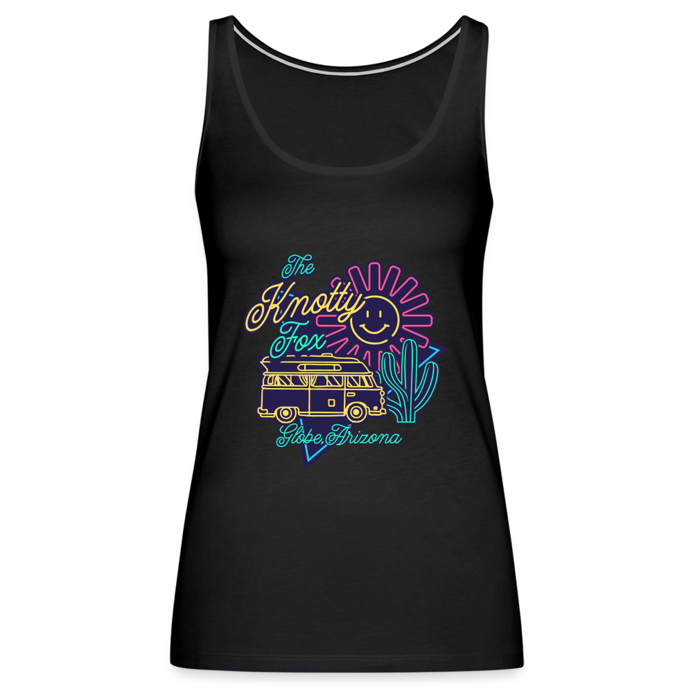 "Neon Tank" - black