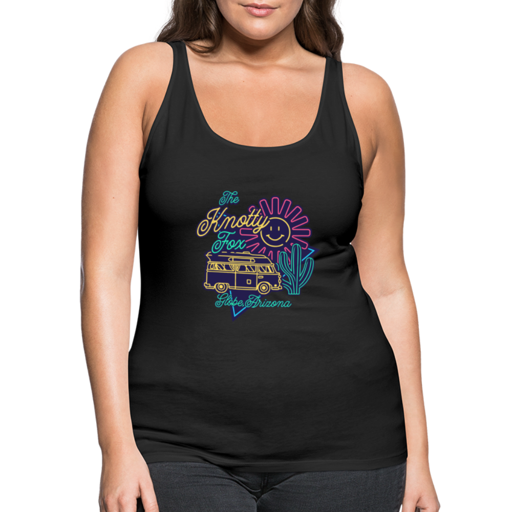 "Neon Tank" - black