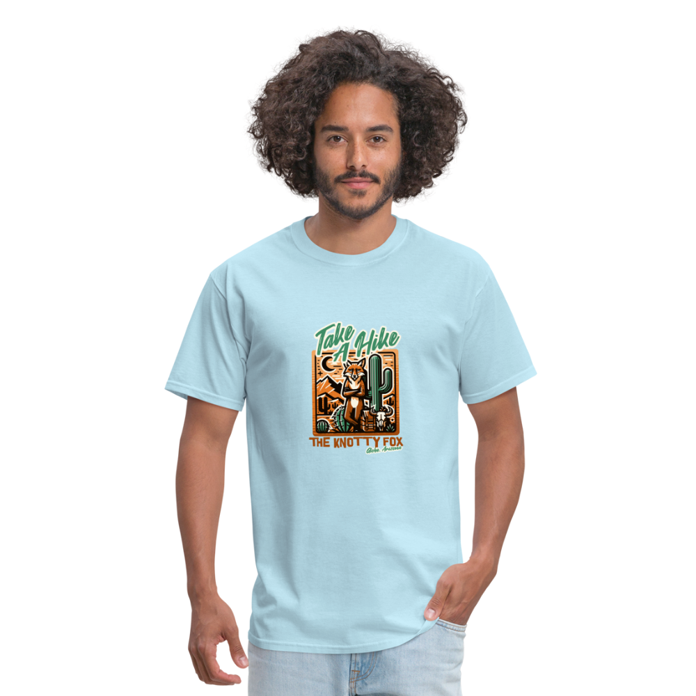"Take a Hike" - powder blue