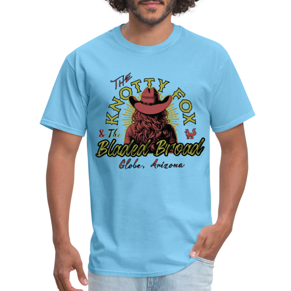 "Double-Edged" Tee - aquatic blue