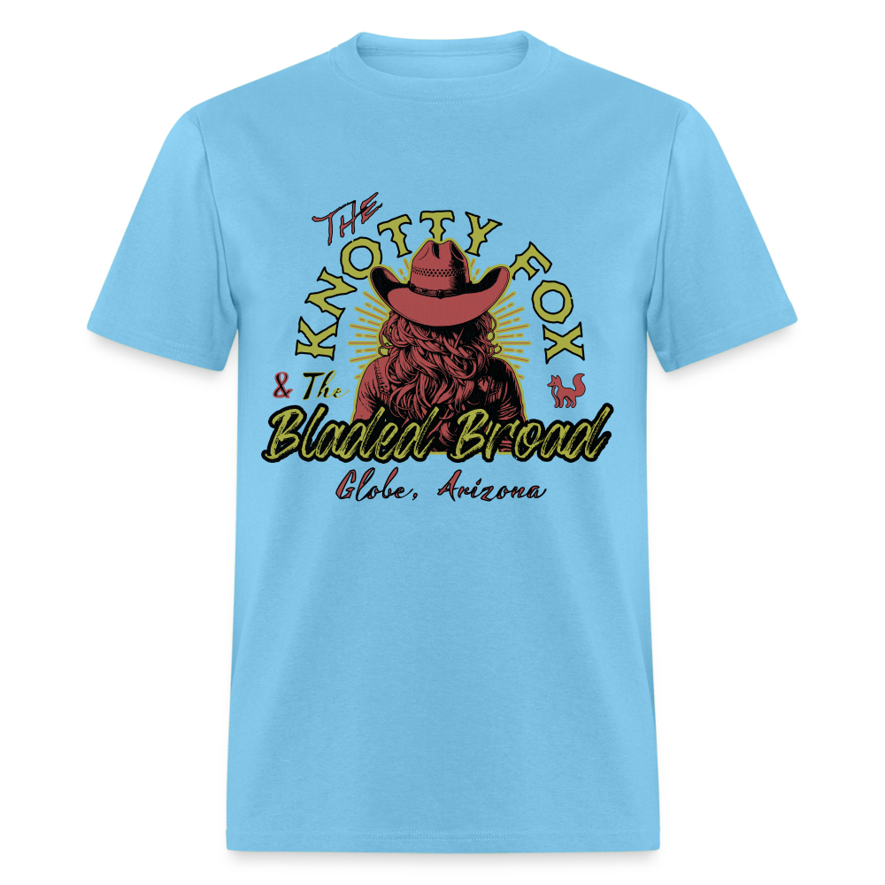 "Double-Edged" Tee - aquatic blue