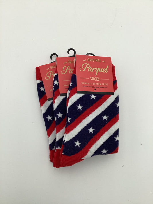 Parquet Patriotic Socks