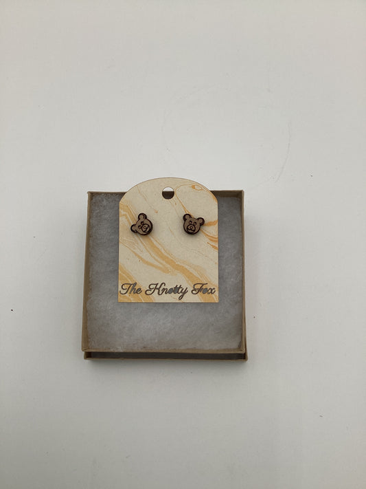 TKF Bear Stud Earrings