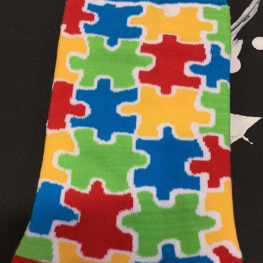 Socks puzzle pieces
