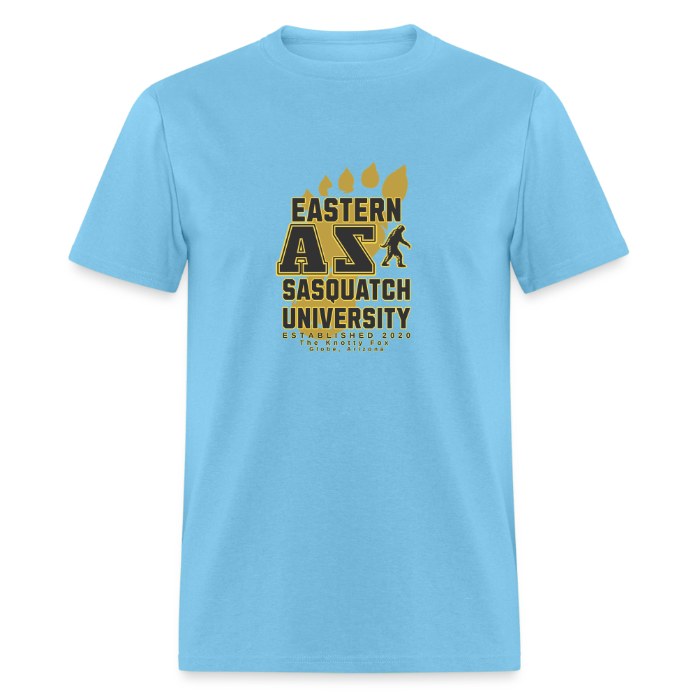 "Squatch University" - aquatic blue