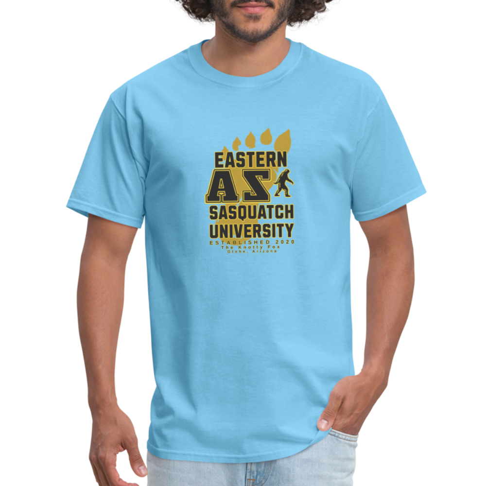 "Squatch University" - aquatic blue