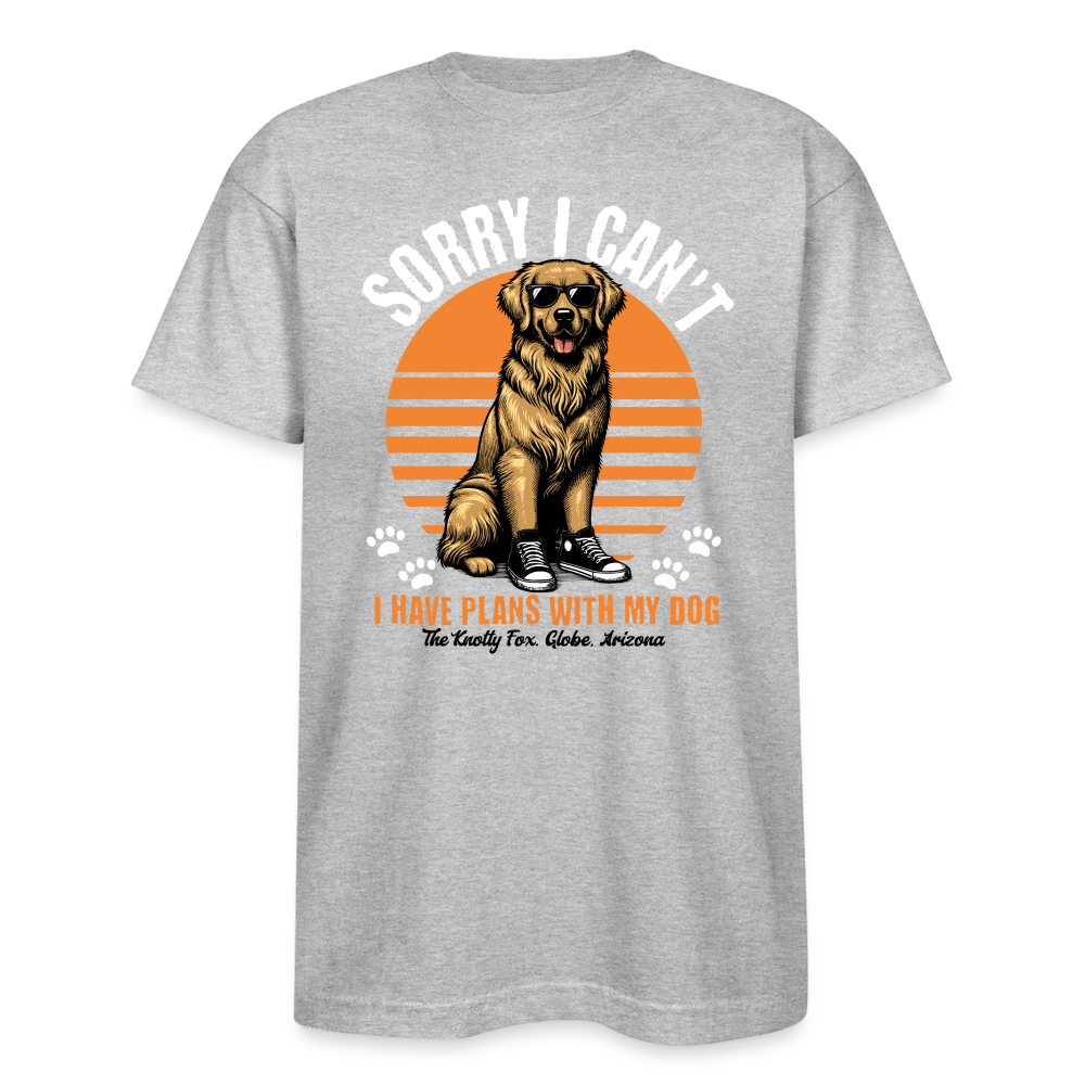 "Doggy Date Tee" - heather gray