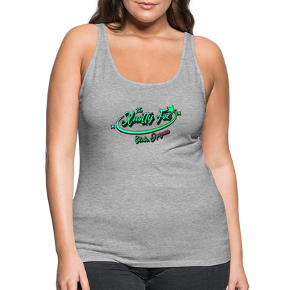 "Retrofuturism Tank" - heather gray